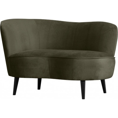 Woood Norma 112 cm levé Lovecky zelené sametové lounge