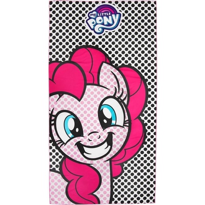 Spokey HASBRO PINKIE Rychleschnoucí sportovní ručník 80 x 160 cm černo-bílý zn. MY LITTLE PONY