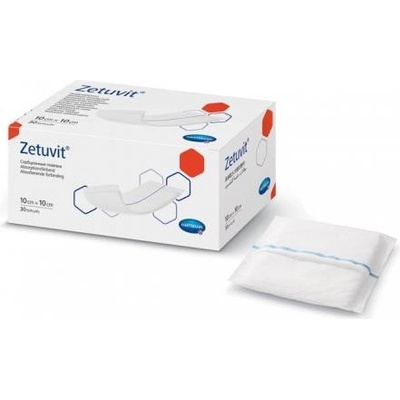 Zetuvit Kompresy savé 10 cm x 10xm nesterilné