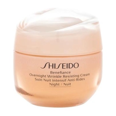 Shiseido Benefiance Overnight Wrinkle Resisting Cream нощен крем против бръчки 50 ml за жени