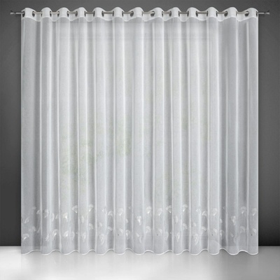 EUROFIRANY Záclona ARLES 300x250 cm biela s púpavami