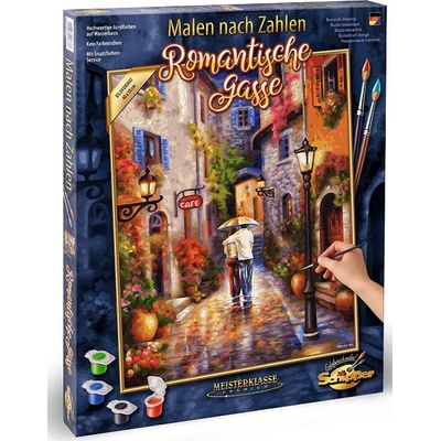 Schipper Malování podle čísel Romantická alej Romantische Gasse 40 x 50 cm – Hledejceny.cz