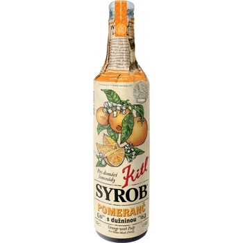 Kitl Syrob Bio Pomaranč s dužinou pre domáce limonády 0,5 l