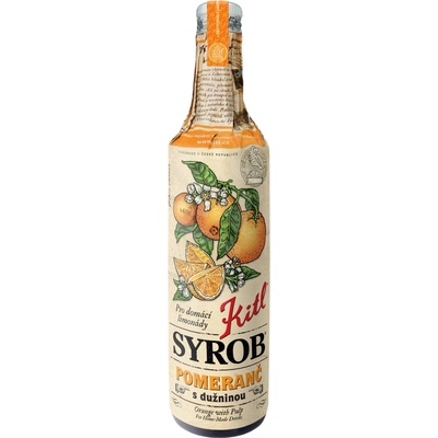Kitl Syrob Bio Pomaranč s dužinou pre domáce limonády 0,5 l