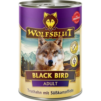 Wolfsblut Black Bird Adult krůtí s batáty 6 x 395 g