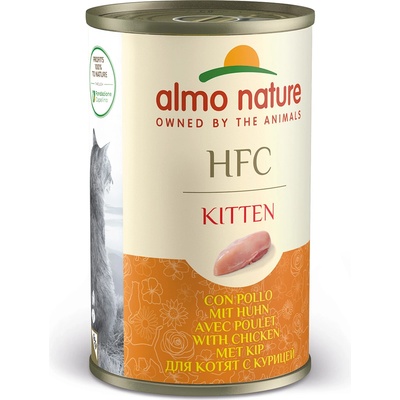 Almo Nature 24х140г HFC kitten Almo Nature консервирана храна за котки - с пиле