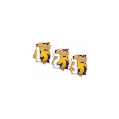 Poháry Bauer Akrylátová medaile MDAF0017M25 Volejbal