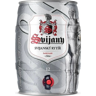 Svijanský Rytíř 12° světlý Ležák 5% 5 l (sud)