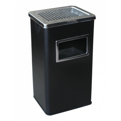 Horecano G-Пепелник правоъгълен черен (11772-002) (018577)