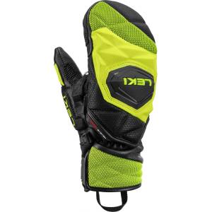 Leki Детски ръкавици Leki Kid's WCR Venom 3D Junior Mitt Gloves - Black / Ice Lemon - размер 8 (EU) (202-7295-0215)