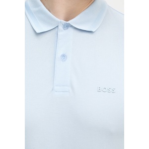 BOSS Green Тениска с яка мъжка от памук Pio 1 (50554574) - answear - 105,60 лв