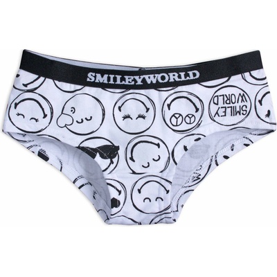 Dievčenské nohavičky SMILEY WORLD biele