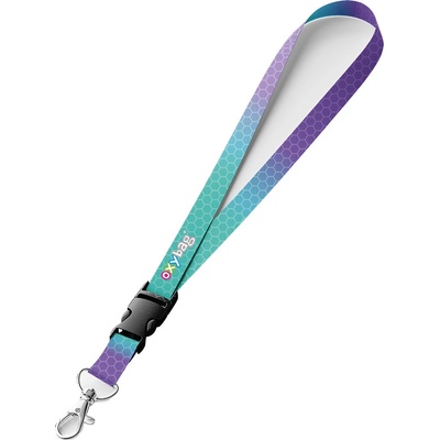 Snúrka na krk KARTON P+P s karabínkou OXY Ombre Pink