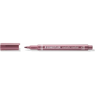STAEDTLER Декоративен маркер, 1-2 мм, коничен, staedtler "8323", червен металик 8323-232 (8323-232)