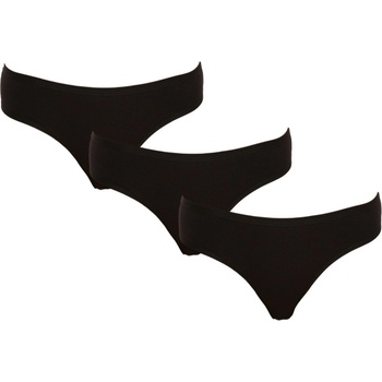 Nedeto Комплект от три - дамски бикини Nedeto black Nedeto | Cheren | ЖЕНИ | S