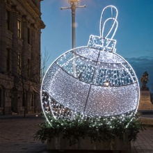 Leblanc Illuminations Světelná dekorace 3D Kouzelná koule 3x2,3 m