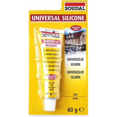 Soudal univerzální silikon 60 g bílá