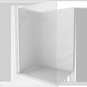 Mexen Kioto L Душ параван Walk-in 110 x 200 см, ивици, бял - 800-110-103-20-09 (800-110-103-20-09)