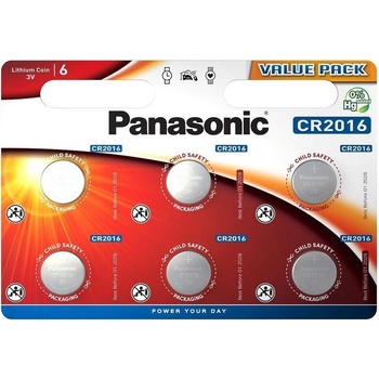 Panasonic CR2016 6ks CR-2016EL/6B