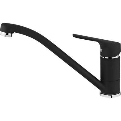 Strohm Teka MT Plus 913 ЧЕРЕН Кухненски смесител, въртящ се чучур, черен (Б.536.ЧЕ)