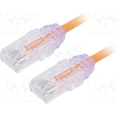 Panduit UTP28SP5MOR Patch U/UTP Cat 6 RJ45 vidlice z obou stran lanko Cu 5m
