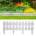 vidaXL Кантове за тревни площи, 25 бр, бели, 10 м, PP (48616)
