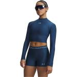 Under Armour Дамска фланелка с дълъг ръкав Under Armour Womens HeatGear® Long Sleeve Performance Gym Top - Wham Blue