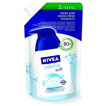 Nivea Creme Soft tekuté mýdlo náhradní náplň 500 ml