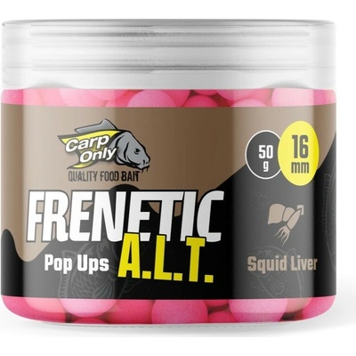 Carp Only Plávajúce Boilies Frenetic A.L.T. Hi-Visual Pop Ups 16 mm 50 g - Squid Liver