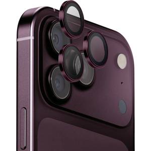  Стъклен Протектор за камера за iPhone 18 Pro / 18 Pro Max, бордо
