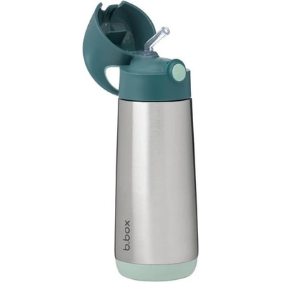 b.box Termoska na nápoj so slamkou emerald forest 12m+ 500 ml
