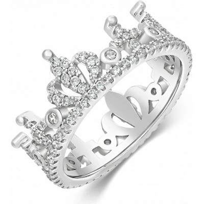 Sofia strieborný prsteň kráľovská koruna IS005AN148