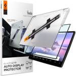 Spigen Стъклен протектор за Tesla Model X 2022 / Model S 2021 от Spigen Glas. TR. Ez Fit - Черен (8809811862423)