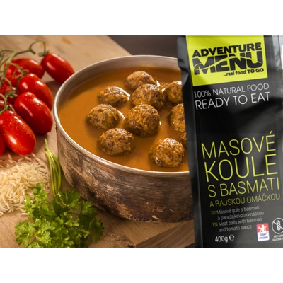 Adventure Menu Masové koule s basmati a rajskou omáčkou 400 g