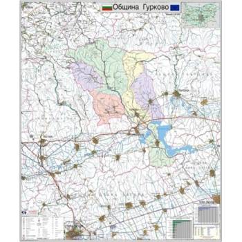 Mapmedia Карта на община Гурково