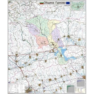 Mapmedia Карта на община Гурково