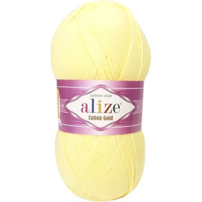 Alize Cotton Gold 187 světle žlutá