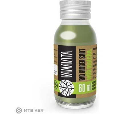 GymBeam BIO zázvorový shot s matchou nápoj 60 ml