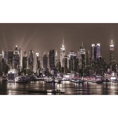 Postershop Fototapeta vliesováNoční New York rozměry 184x254 cm