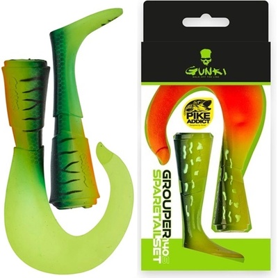 Gunki Náhradní ocásky Grouper 14cm S - Fire Tiger