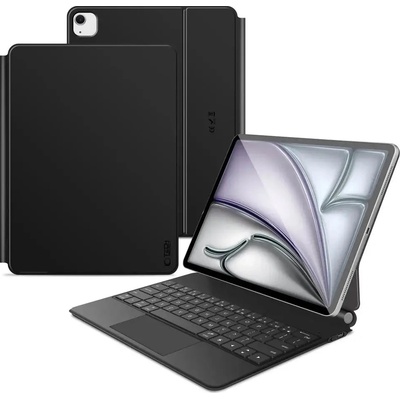 Tech-Protect Smartcase Magnetic с клавиатура за iPad Pro 12.9 2020 / 2021 / 2022 / iPad Air 13 2024 / 2025 - черен (5906302363452)