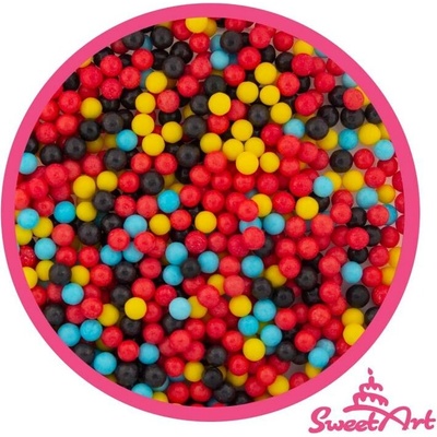 SweetArt cukrové perly Cars mix 5 mm 1 kg