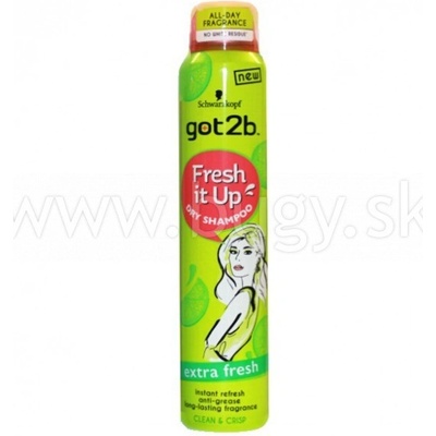 Schwarzkopf Got2b Fresh it Up suchý šampón Extra Fresh 200 ml