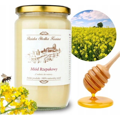 Kremovaný repkový med Pasieka Słodka Kraina 1 kg
