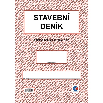 Baloušek Tisk PT255 Stavební deník