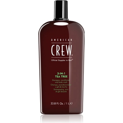 American Crew Tea Tree 3in1 Shampoo 1000 ml