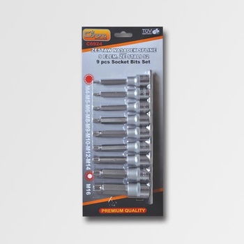 RICHMANN Sada nástavců XZN 1/2" 9 dílů | M4-M16, 100 mm