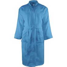 The One Towelling župan Bathrobe azure