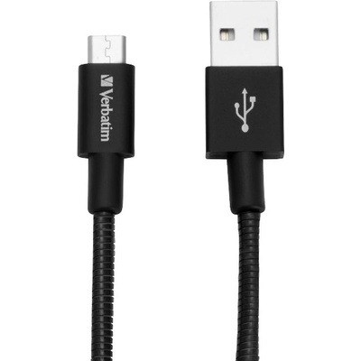 Verbatim Кабел Verbatim - Sync & Charge, Micro USB/USB-A, 0.3 m, черен (2075100219)