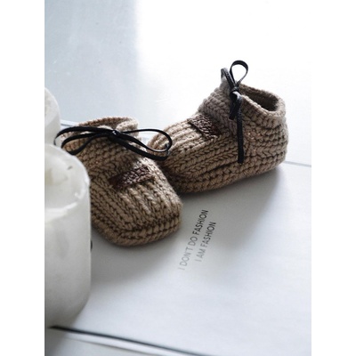 Withloveboots papučky Moccasins kapučínové
